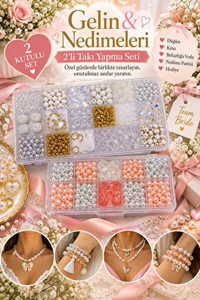 By MO Accessories Set za izradu nakita za mladu i deveruše – Set posebnog diz...