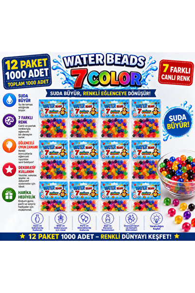 12 Paket 1000 Adet Su Maymunu