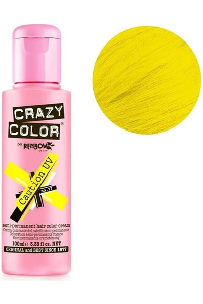 Crazy Color كريم صبغة شعر شبه دائم رقم 28، 100 مل، بلاتيني