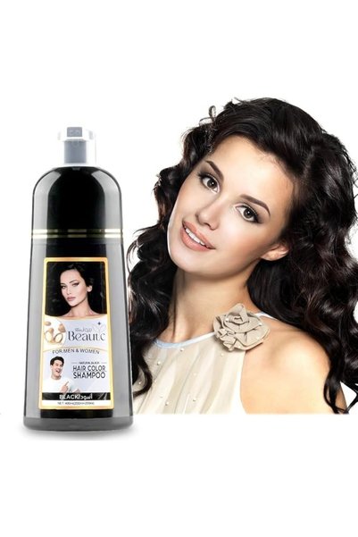 BeautiControl شامبو تلوين الشعر 400 مل أسود