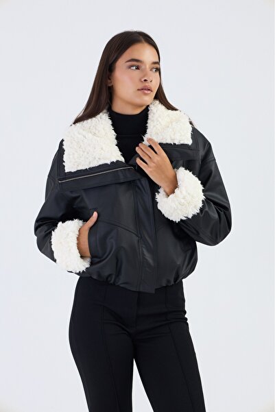 Captival Design Plush Gabardine Coat