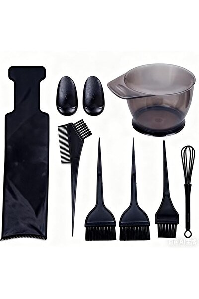 Yelajoy 9PCS Hair Dye Color Brush and Bowl Set，Ear Caps Dye Mixer，Hair Tint D...
