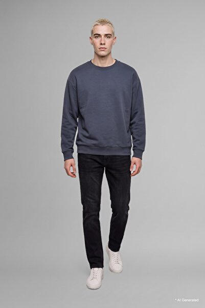 DeFacto Pedro Slim Fit Normal Waist Narrow Leg Jean Trousers I8329Ax26Au
