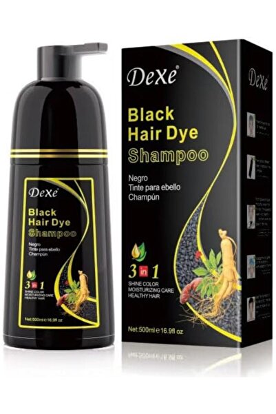 Dexe Black Hair Dye Shampoo 500ml – Fast Gray Coverage in 5 Minutes |   3 in ...