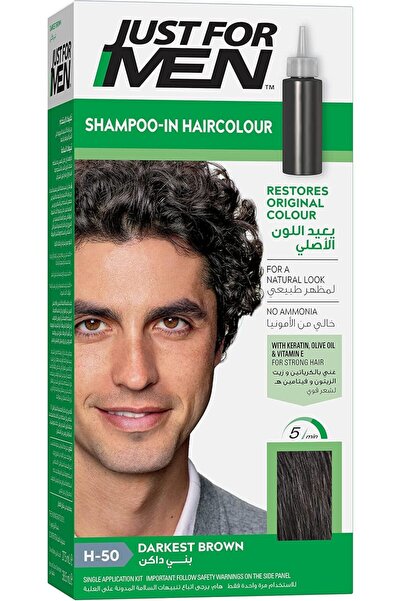 Just For Men Hair Darkest Brown H-50