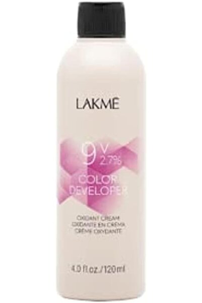 LAKMÉ كريم مطور لون الشعر بالأكسجين (أبيض، 120 مل)