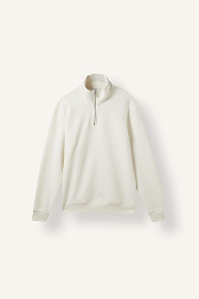 DeFacto Regular Fit High Collar Half-Zip Basic Sweatshirt X7405Az26Au