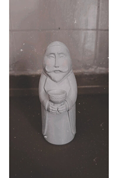 Türk Mitolojisi Balbal Heykel 15 Cm Figür & Biblo