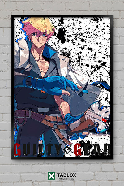 tablomaxtbx Guilty Gear Strive Fighting Game Αφίσα παιχνιδιού μάχης με διακοσ...