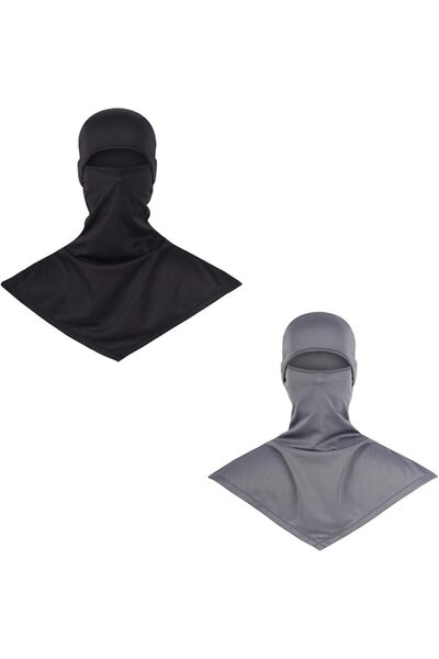 AZONEE 2 Pcs Balaclava Full Face Mask Summer for Sun Protection Breathable Lo...
