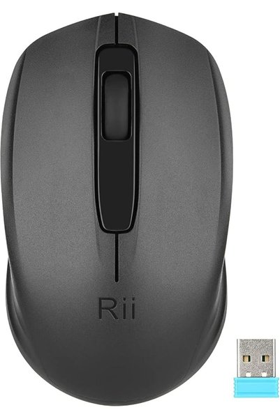 Rii ماوس لاسلكي بدقة 1000 نقطة لكل بوصة للكمبيوتر واللابتوب والويندوز والمكتب...