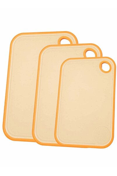 Generic Cutting Board for Kitchen(Set of 3), Wheat straw PP material Chopping...
