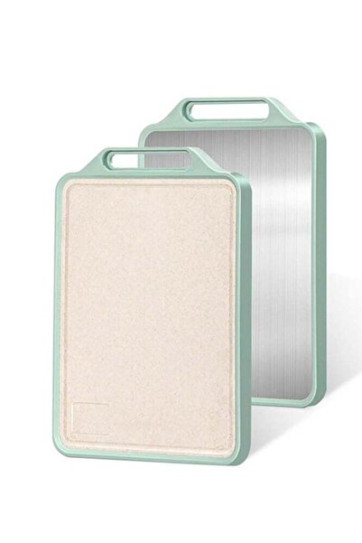 Generic Stainless Steel Double-Sided Cutting Board with Handle Food-Grade 15....