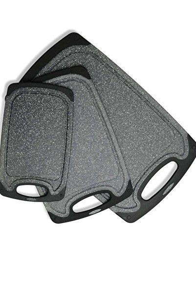 Generic Cutting Boards for Kitchen, Plastic Chopping Board Set of 3 with Non-...