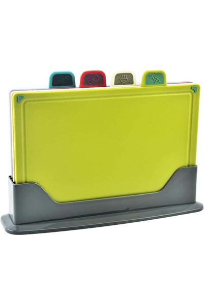 Generic (4 pack) Plastic cutting board with storage shelf.Thicker Chopping Bo...