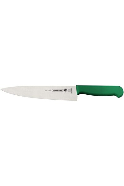 Generic Professional 8-Inch Meat Knife with Stainless Steel Blade and Green H...