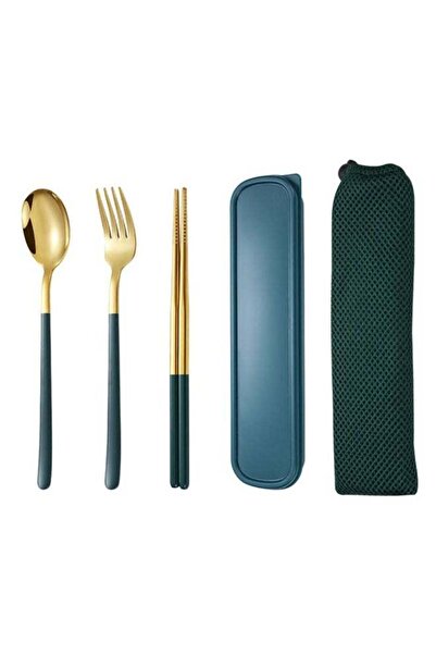 Generic JZS Travel Cutlery Set, Portable Travel Utensils Set with Case Stainl...