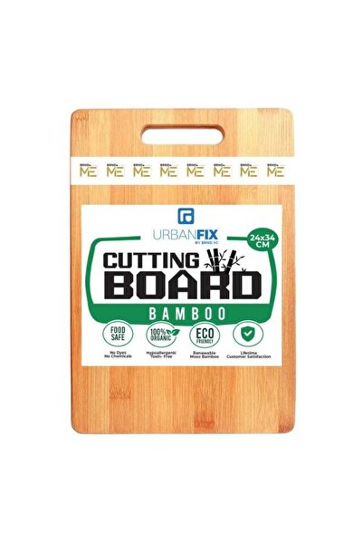 Generic UrbanFix Large Natural Bamboo Wood Chopping Cutting Board for Kitchen...