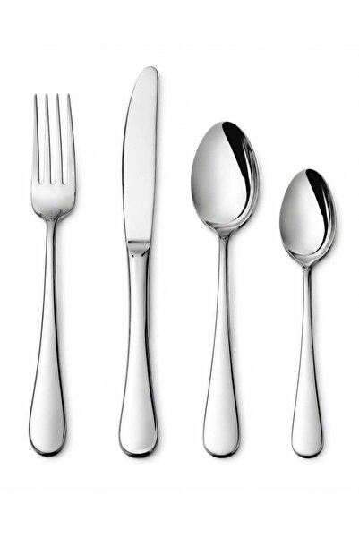 Generic 24 Pieces Stainless Steel Cutlery Set, Pack of 24 Premium Set Spoon, ...