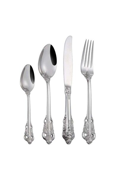 Generic Palace Cutlery Set Vintage Gold Flatware Silverware Set, Heavy Duty S...