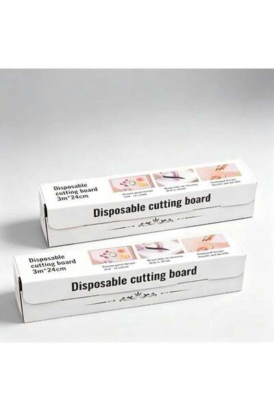 Generic Food Grade Disposable Cutting Board Roll, 2 Rolls, 24cm×3m Non Slip C...