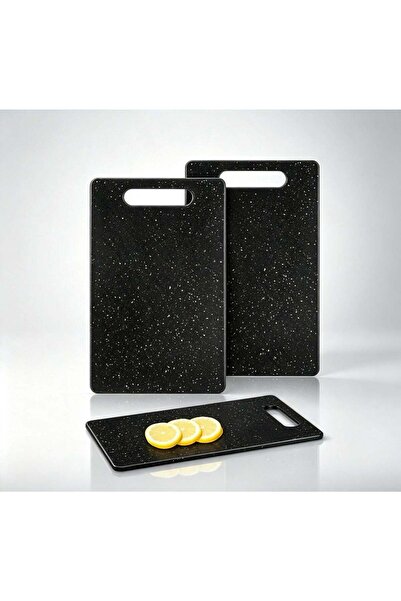 Generic 2 Pcs Small Granite Color Mini Cutting Board Set, Plastic Kitchen Pre...