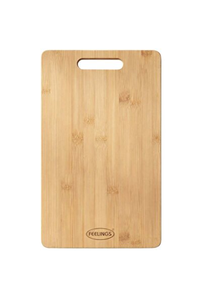 Generic Feelings 34 x 24 x 1.8cm Bamboo Wooden Chopping Board – Knife-Friendl...