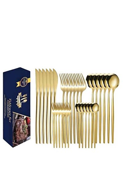 Generic Western Style Flatware Set, 30-PieceStainless Steel Cutlery Set Servi...