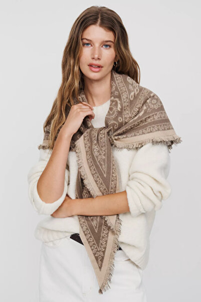 novon Σάλι/Φουλάρι/Μπαντάνα διπλής όψης Glencoe Cashmere Texture Triangle Des...