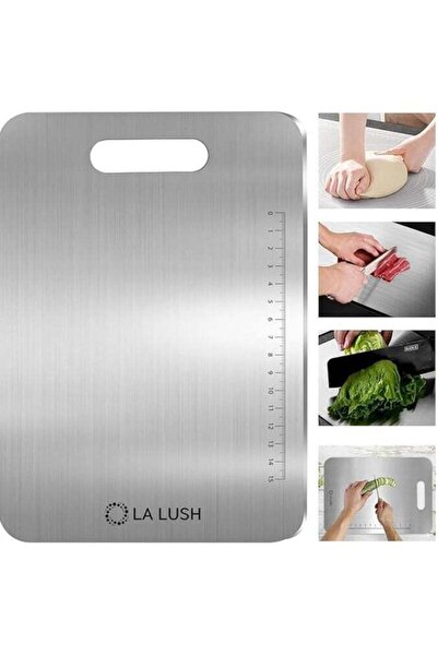 Generic 316 Stainless Steel Cutting Board, double-sided, dishwasher-safe, foo...