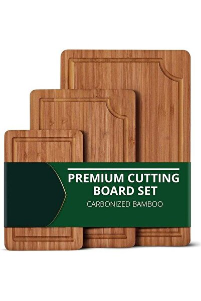 Generic Wooden Cutting Boards for Kitchen Meal Prep & Serving - Bamboo Wood S...