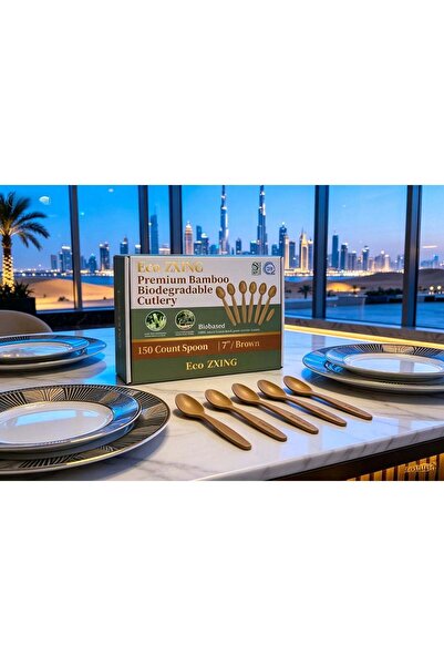 Generic Cutlery Gift Premium Eco-Friendly Luxury Biodegradable Bamboo Party T...