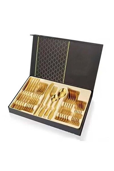Generic 24 Piece Stainless Steel Cutlery Set with Sleek Mirror Finish Include...