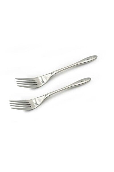 Generic BERAM Eternal Forge Dining Fork 2Pc Stainless Steel Modern DurableEle...