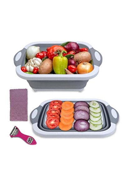 Generic Collapsible Cutting Board tub, Space Saving Multifunctional Chopping ...