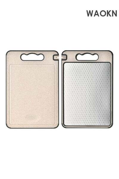Generic Stainless steel cutting board, double-sided can be used as a cutting ...
