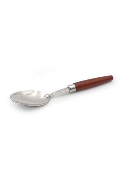Generic BERAM Woodland Steel Dining Spoon, Premium Quality with Wooden Handle...