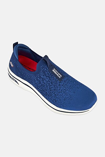 SKECHERS حذاء المشي الرجالي Go Walk Linear Axis 2,0 سهل الارتداء، كحلي