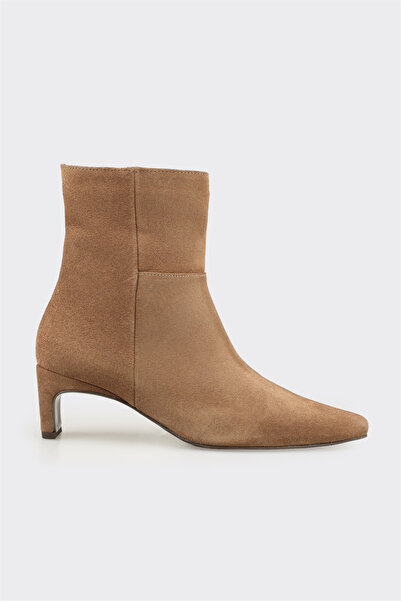 Elle Shoes Vizon Deri Kadın Klasik Bot