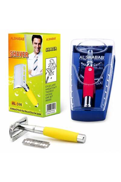 JML Set clasic de 12 aparate de ras, reutilizabile, cu mâner ergonomic anti-a...