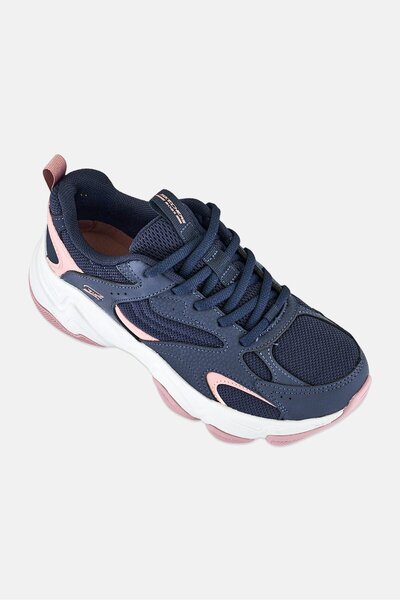 SKECHERS حذاء تدريب نسائي من بوبيس دييجو برباط، لون كحلي