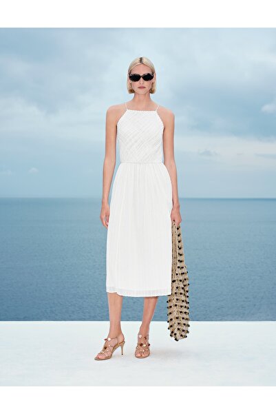 Marks & Spencer Dokulu Maxi Elbise