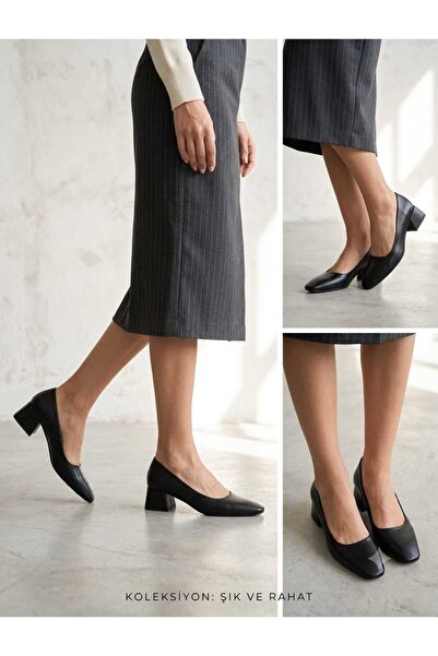 LALEZAR AYAKKABI Ll2771 Large Size Women's Heeled Shoes