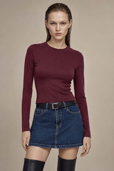 HAKKE Women's Long Sleeve Crew Neck Basic Blouse