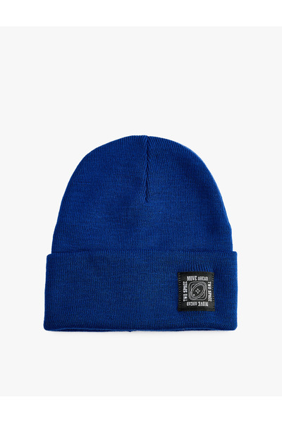 Koton Layered Beret with Label Detail