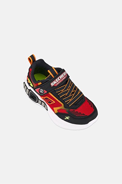 SKECHERS Kids Boy Light Storm 3 Velcro Closure Outdoor Shoes, Multicolor