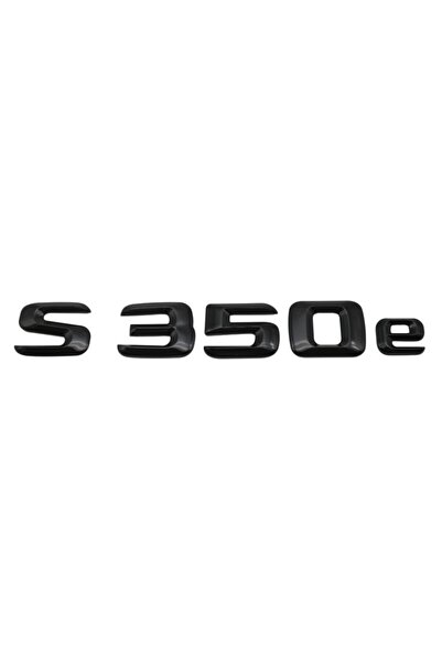 MERCEDES Emblemă neagră S 350e, pentru capacul portbagajului