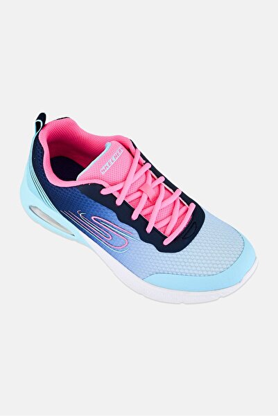 SKECHERS حذاء إيكو سبيد للأطفال البنات برباط للاستخدام الخارجي، متعدد الألوان