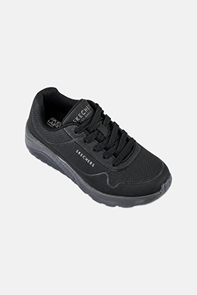 SKECHERS Kids Boy Uno Ice Lace Up Outdoor Shoes, Black