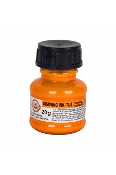 Koh-i Noor Set 2 x Tus Desen, Portocaliu Fluorescent, 20 g